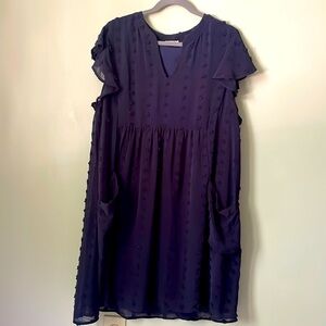 Navy blue dress from Chic Soul worn once for a wedding.  Very comfortable!